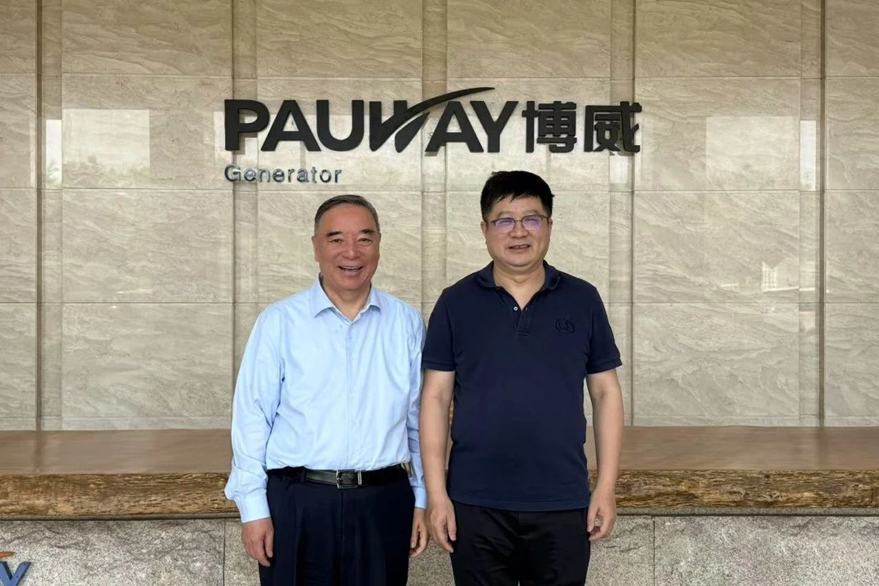 中國上市公司協(xié)會會長宋志平一行蒞臨博威發(fā)電機組工廠，共繪高端電力能源出海新藍圖